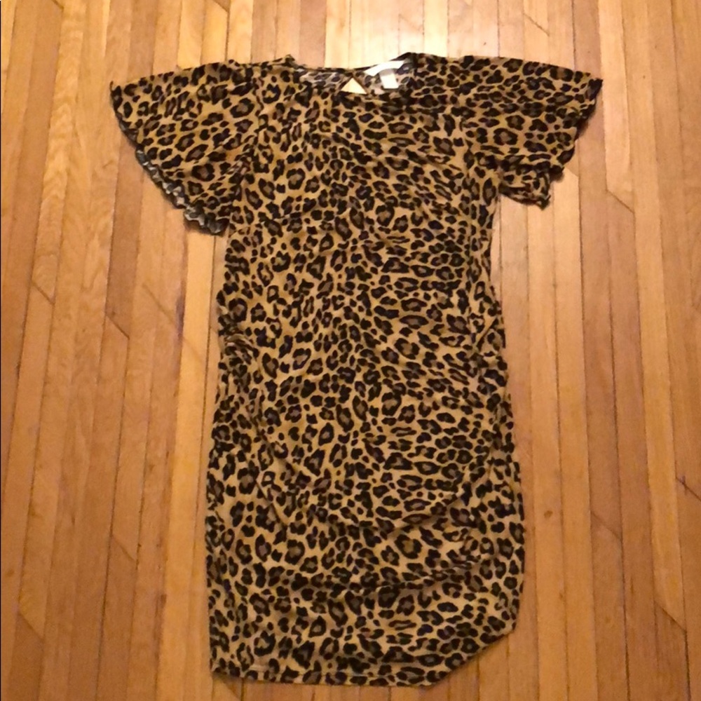 Cheetah Print Maternity Dress